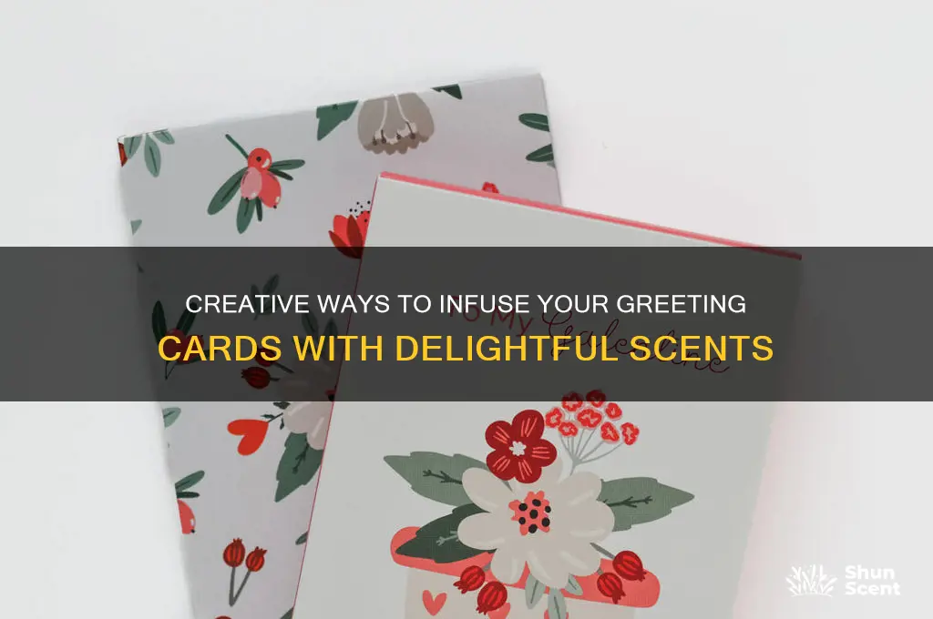 how to add scent to a card