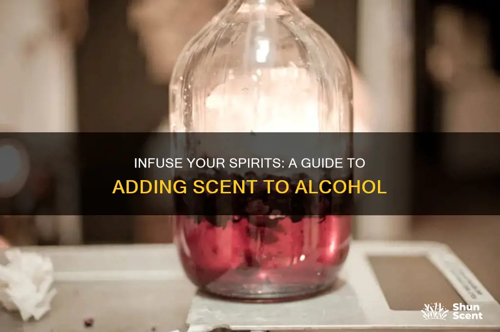how to add scent to alcohol