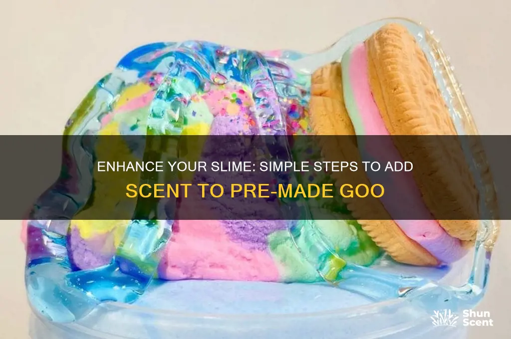 how to add scent to already made slime