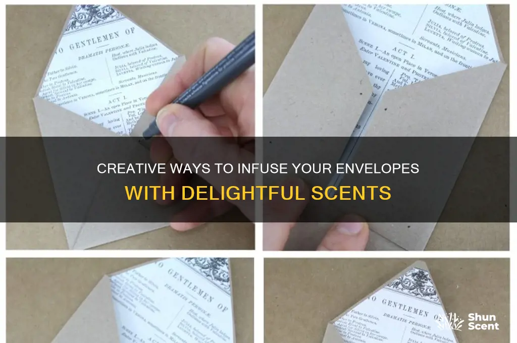 how to add scent to an envelope