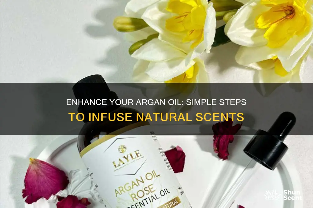 how to add scent to argan oil