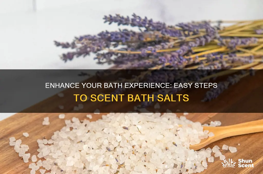 how to add scent to bath salts