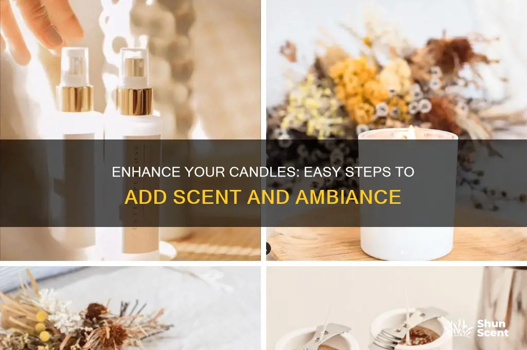 how to add scent to candels