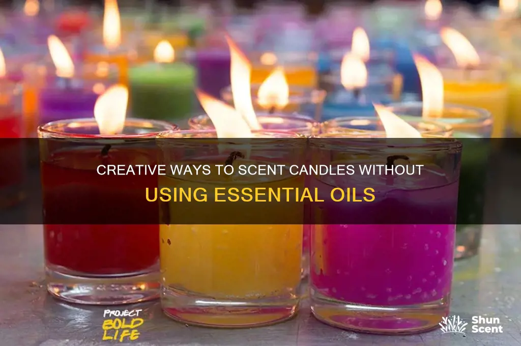 how to add scent to candles without essential oils