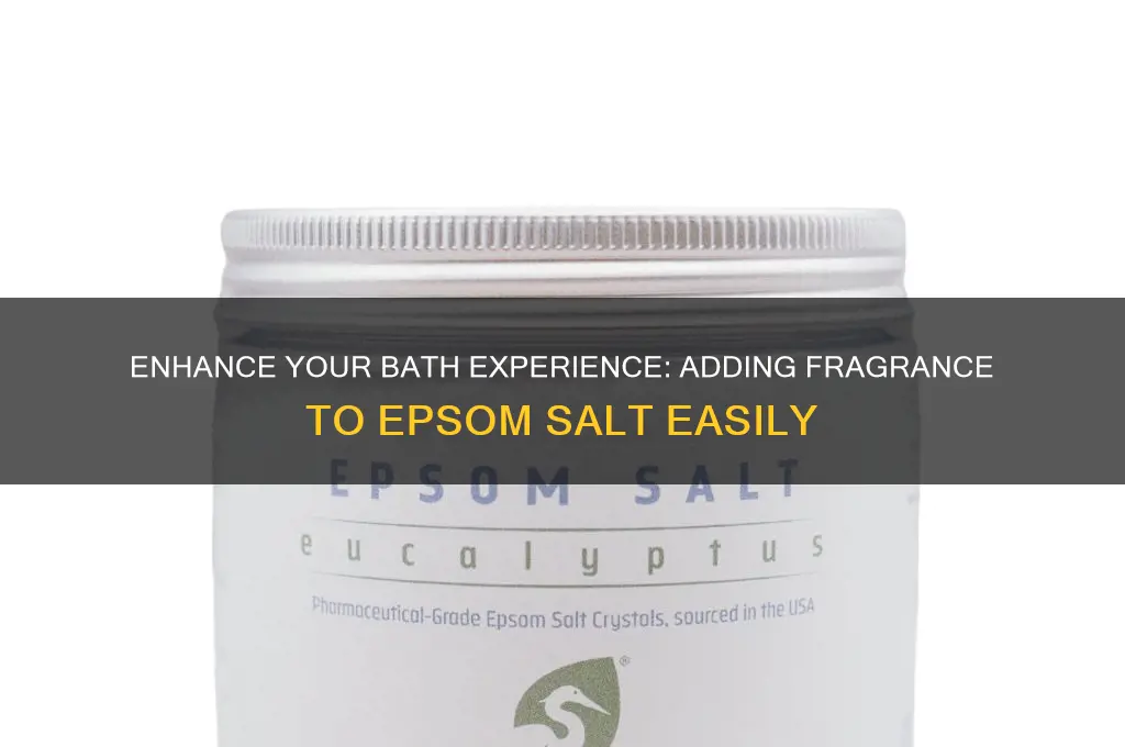 how to add scent to epsom salt