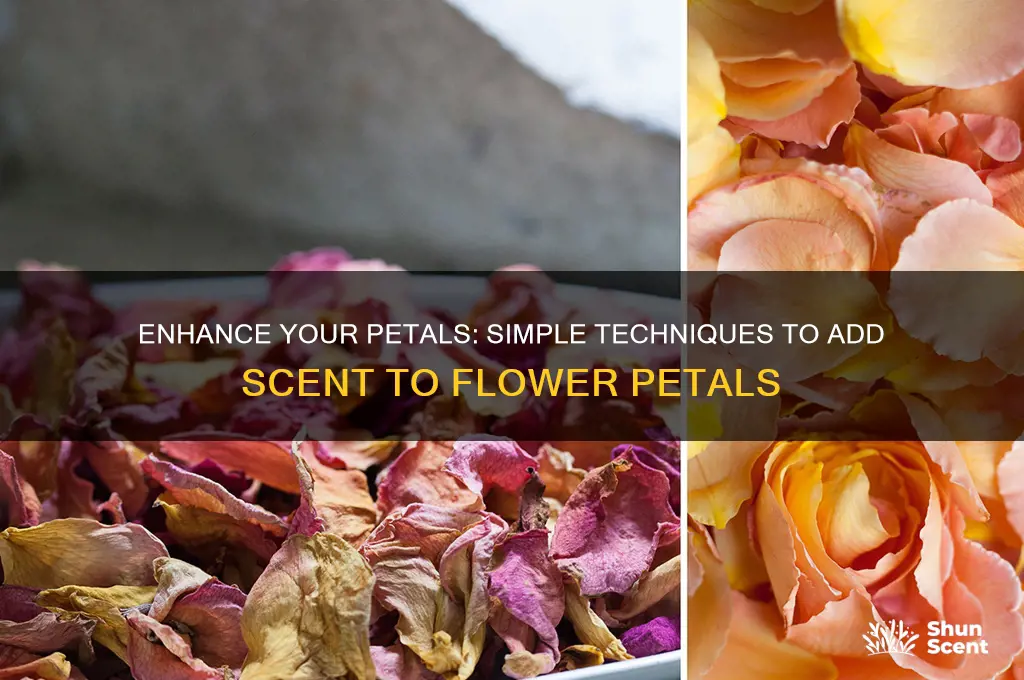 how to add scent to flower petals