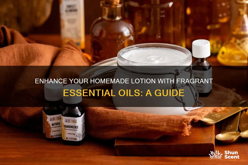 how to add scent to homemade lotion