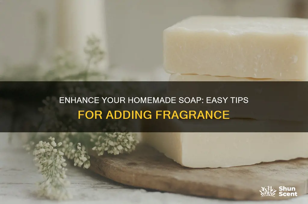 how to add scent to homemade soap