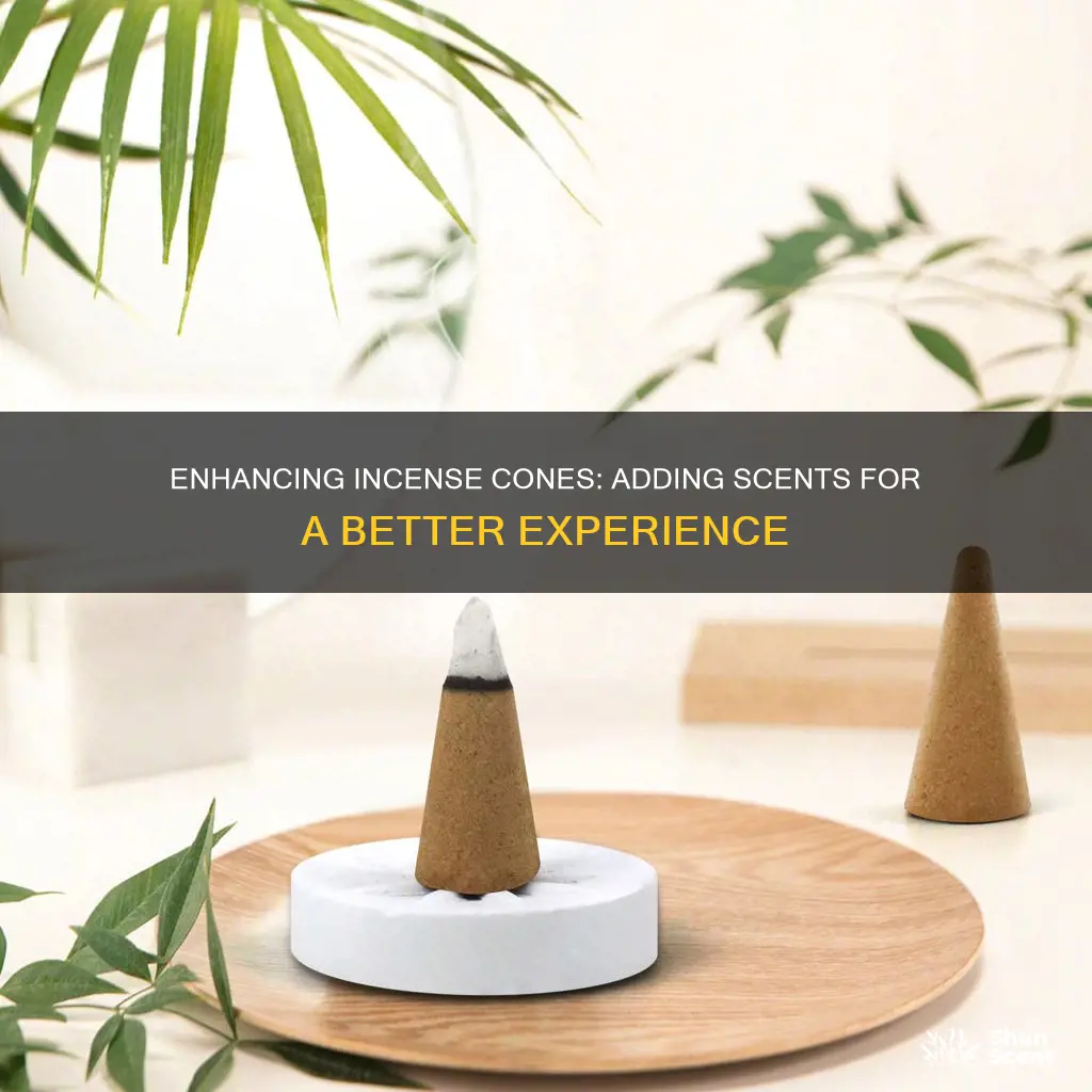 how to add scent to incense cones