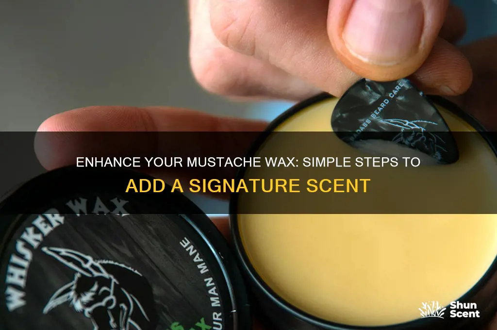 how to add scent to mustache wax