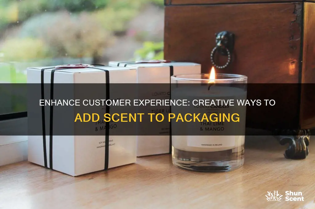 how to add scent to packaging