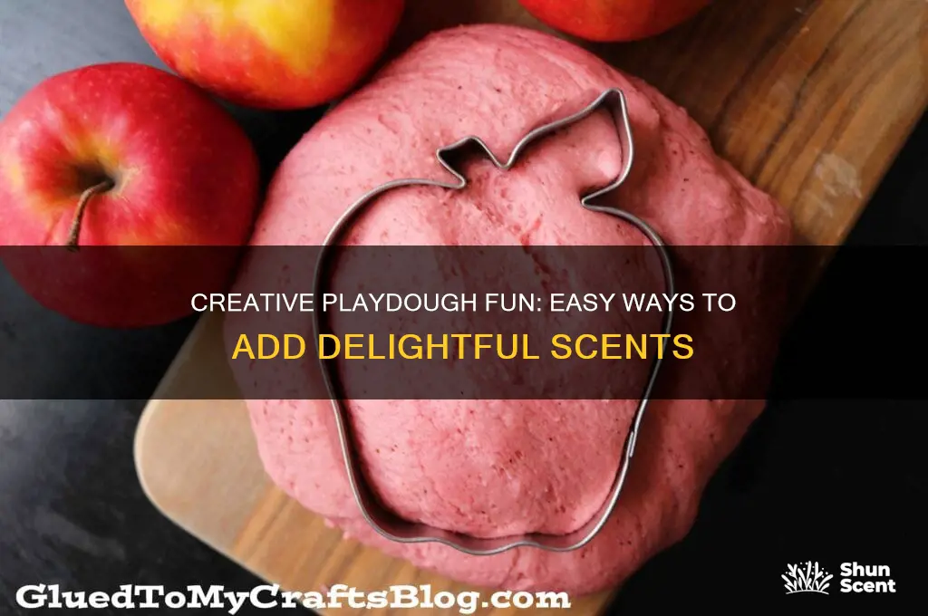 how to add scent to playdough