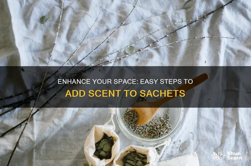 how to add scent to sachet
