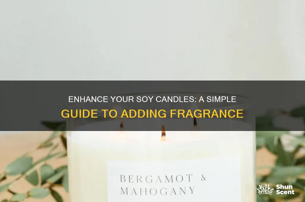 how to add scent to soy candles