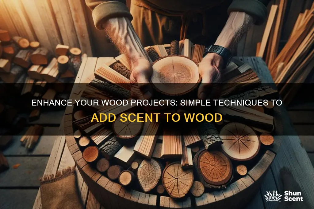 how to add scent to wood