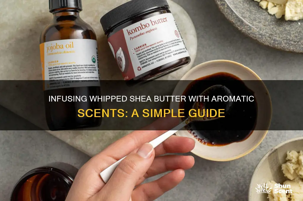 how to add scents to whipped shea butter