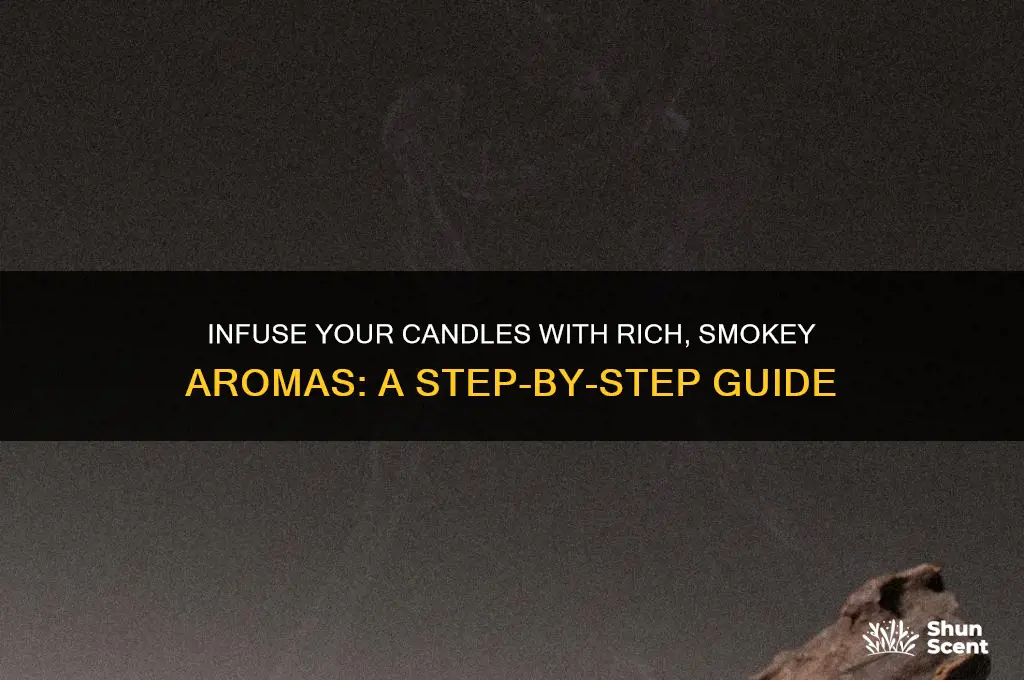 how to add smokey scents to candles