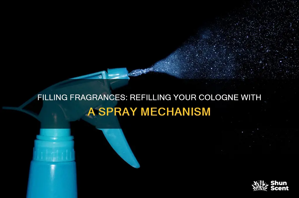 how to add spray to splash cologne bottle