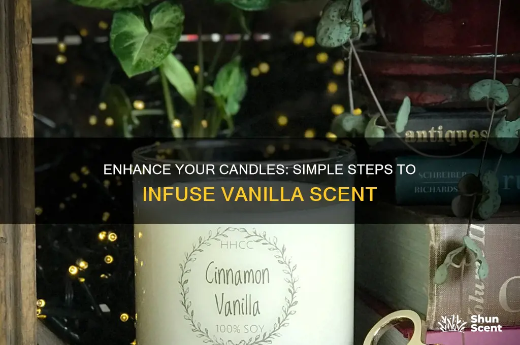 how to add vanilla scent to candles
