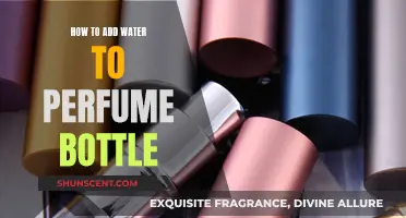 Refilling Your Perfume: Adding Water to the Mix