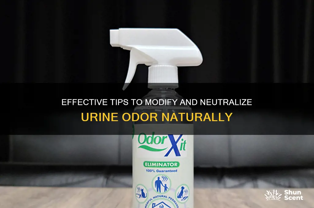 how to alter urine scent