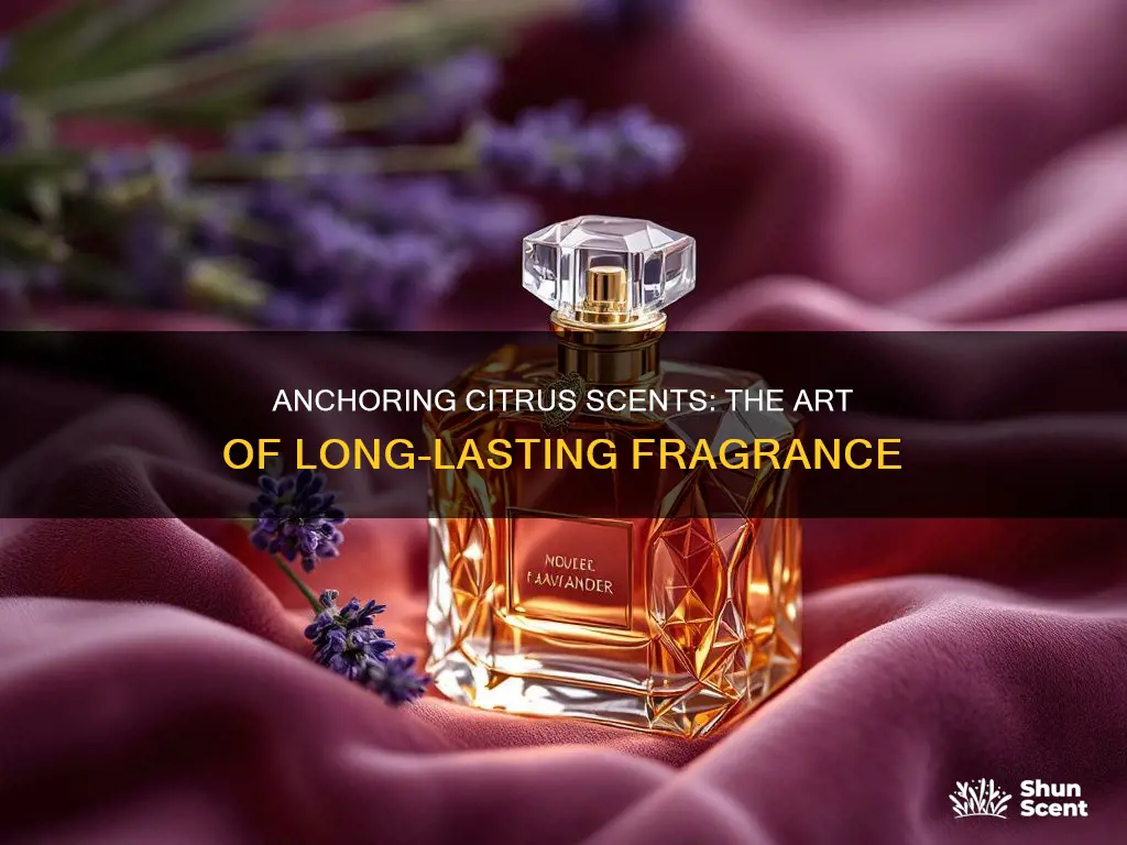 how to anchor citrus fragrance