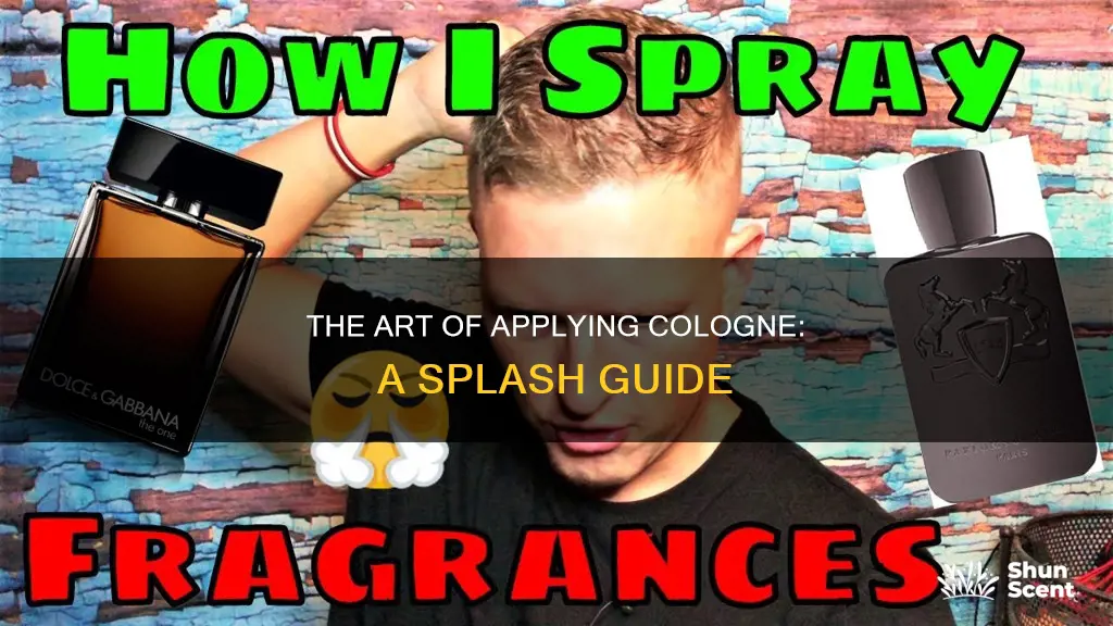 how to ap cologne splash