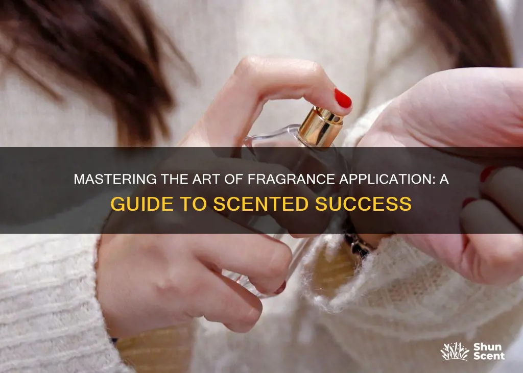 how to apply a fragrance