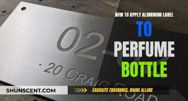 Applying Aluminum Labels to Perfume Bottles: A Step-by-Step Guide