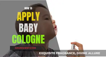 The Right Way to Apply Baby Cologne