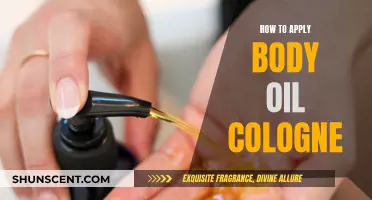 Applying Body Oil Cologne: A Step-by-Step Guide