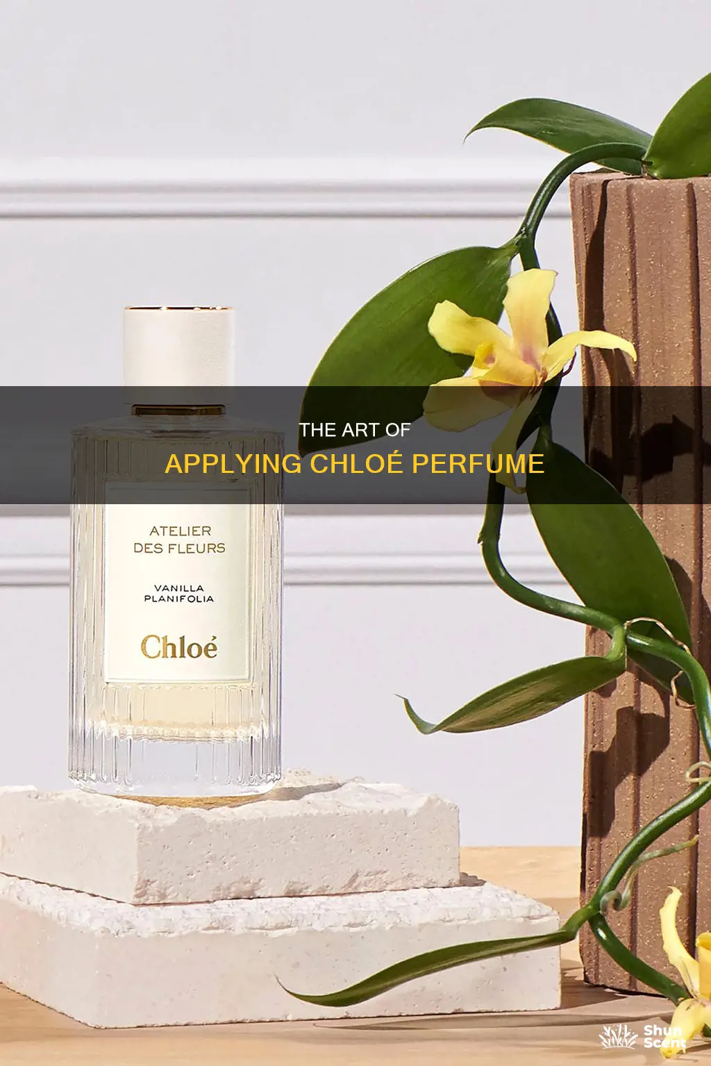 how to apply chloé perfume