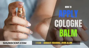 Applying Cologne Balm: A Step-by-Step Guide for Beginners