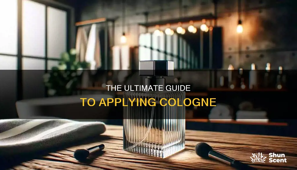 how to apply cologne bro bible