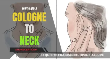 Applying Cologne to Your Neck: A Guide for Men