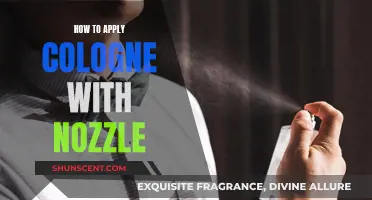 The Art of Applying Cologne: Mastering the Nozzle