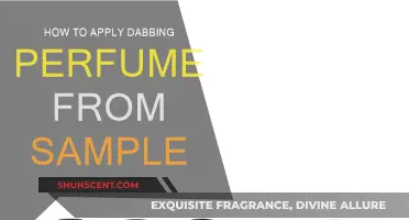 Dabbing Perfume Samples: The Right Way