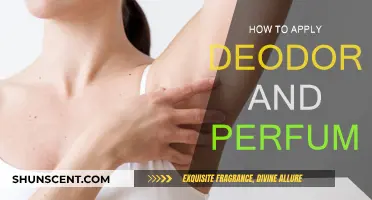 The Art of Applying Deodorant and Perfume