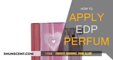 The Art of Applying EDP Perfume