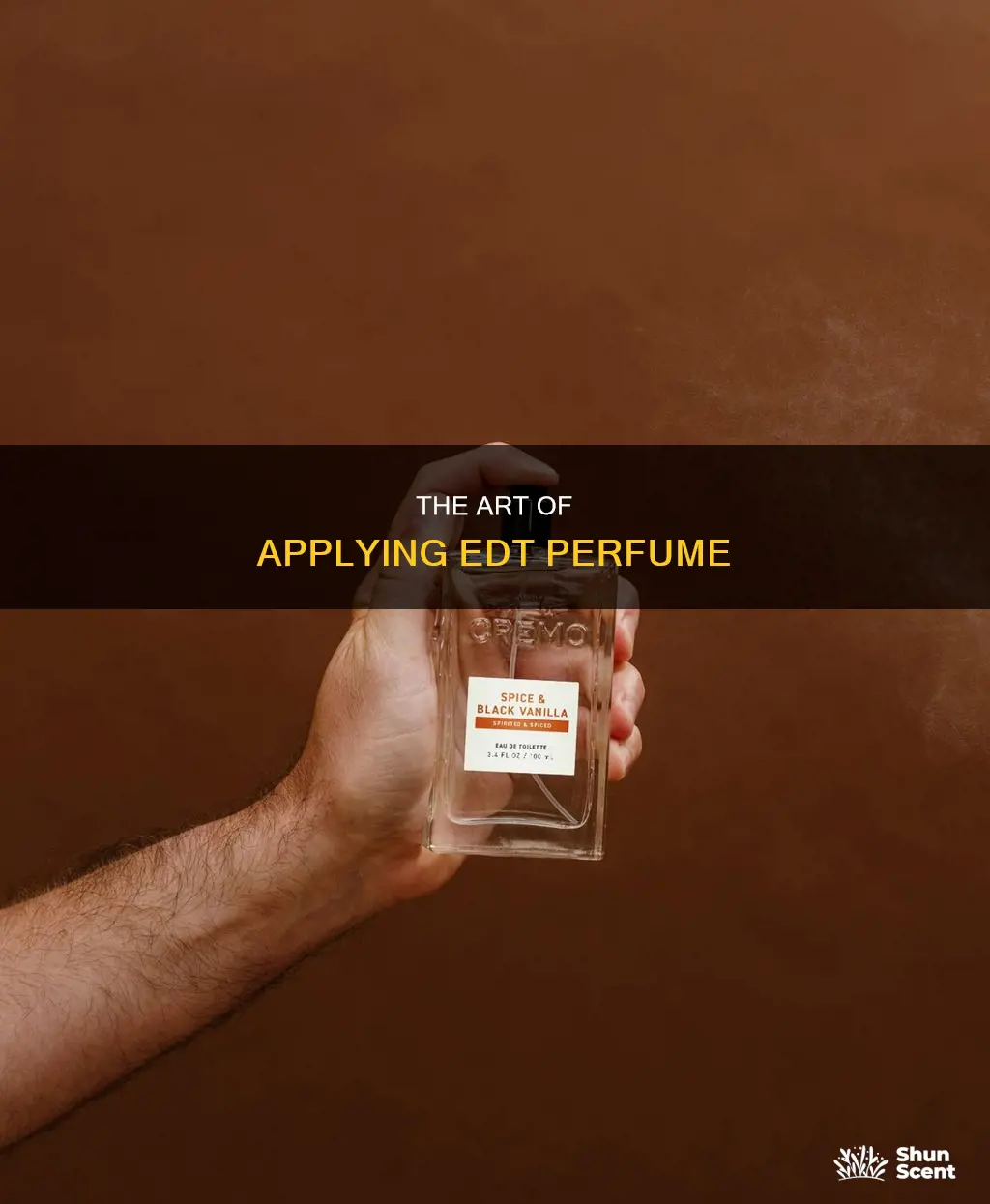 how to apply edt perfume