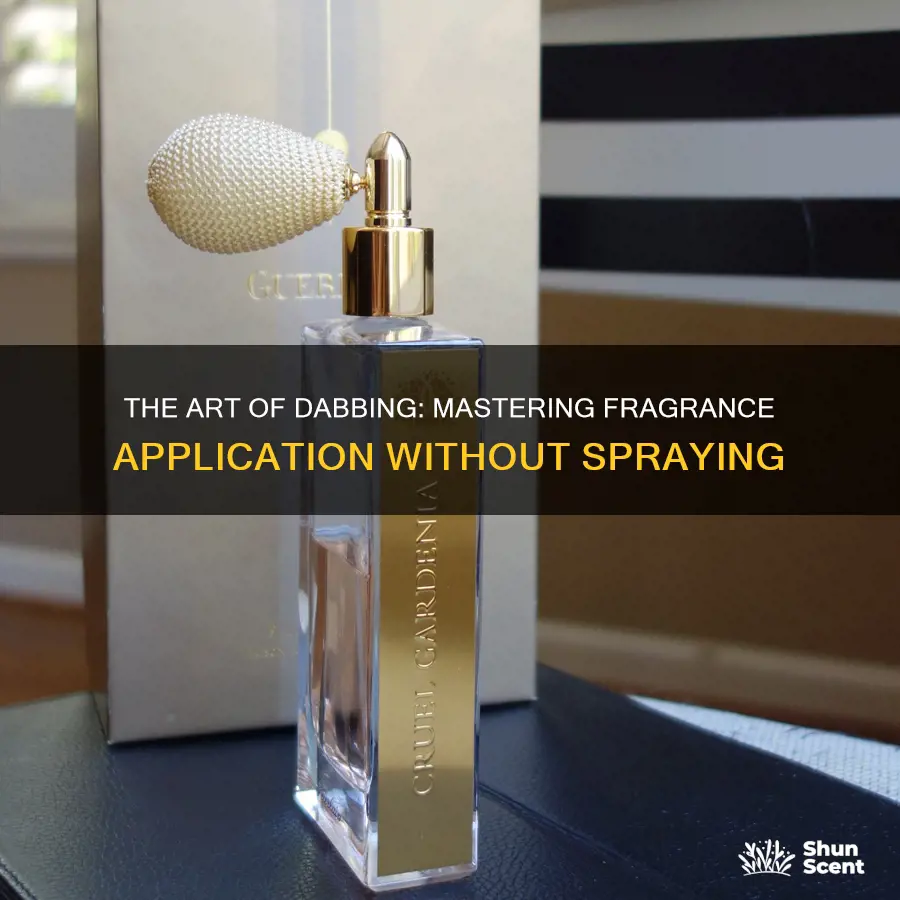 how to apply fragrance without spray