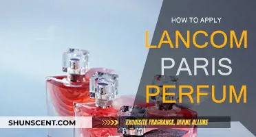 The Art of Applying Lancome Paris Perfumes