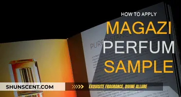 Spray, Dab, and Go: Applying Magazine Perfume Samples