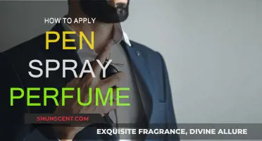 The Art of Applying Pen Spray Perfumes