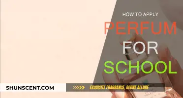 Applying Perfume for School: Tips for Students