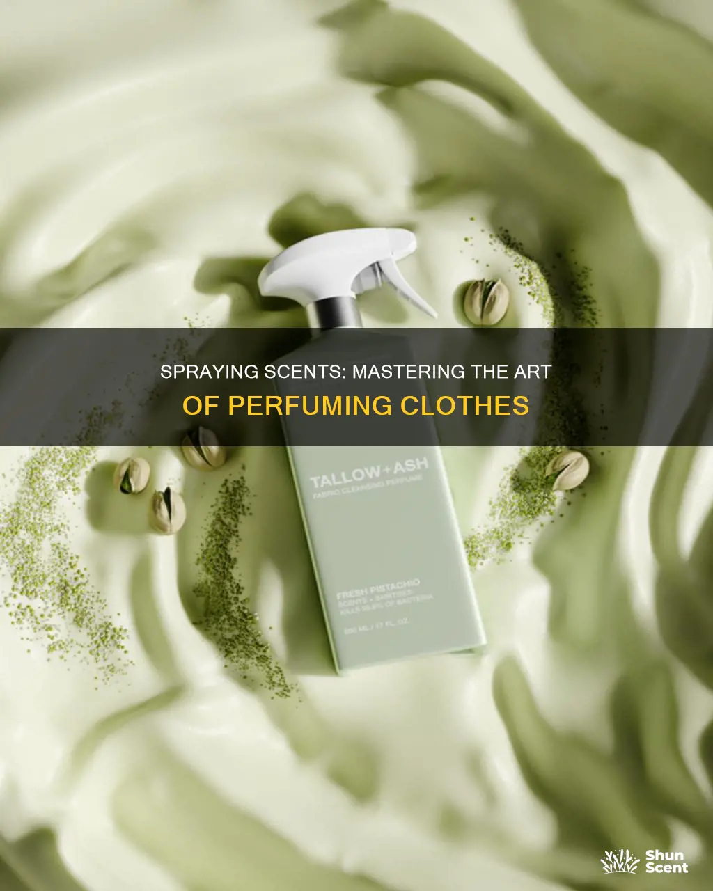 how to apply perfume on clothes