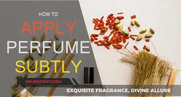 The Art of Subtle Perfume Application