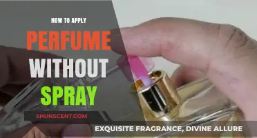 The Art of Applying Perfume Without Spraying