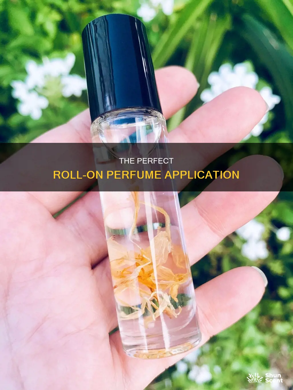 how to apply roll on perfume