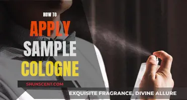 The Art of Applying Sample Colognes: A Guide